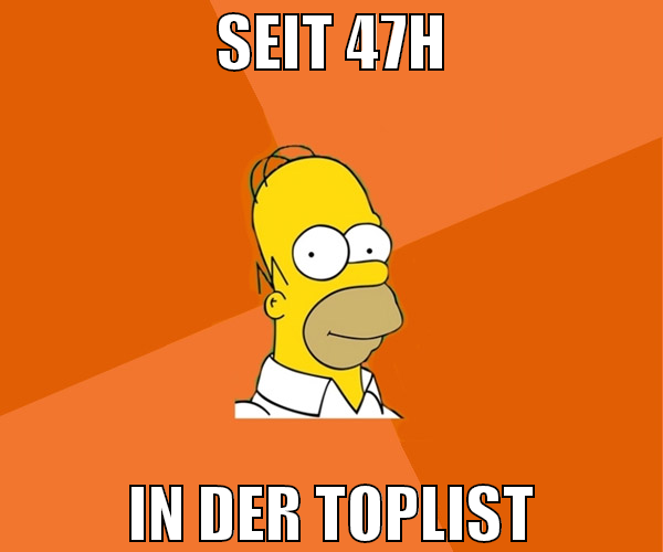 seit 47h in der toplist