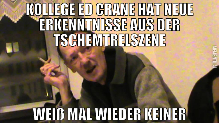 Kollege ed crane hat neue erkenntnisse aus der tsc
