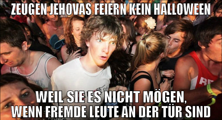 ZEUGEN JEHOVAS FEIERN KEIN HALLOWEEN WEIL SIE ES N