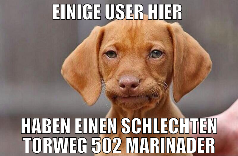 einige user hier  haben einen schlechten torweg 50