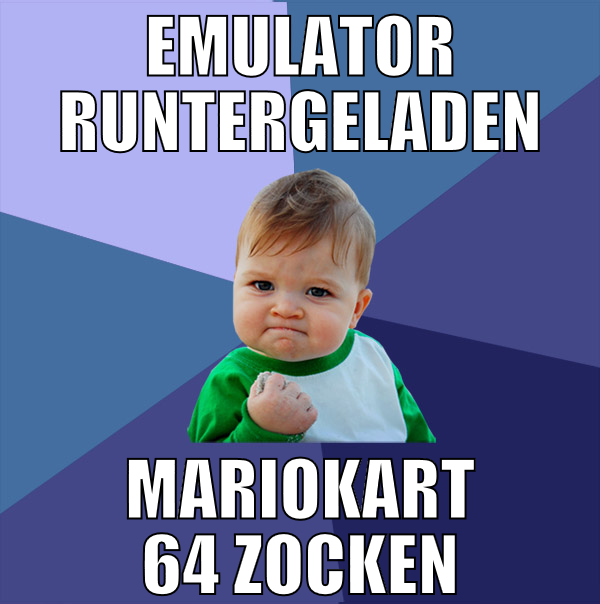 emulator runtergeladen mariokart 64 zocken