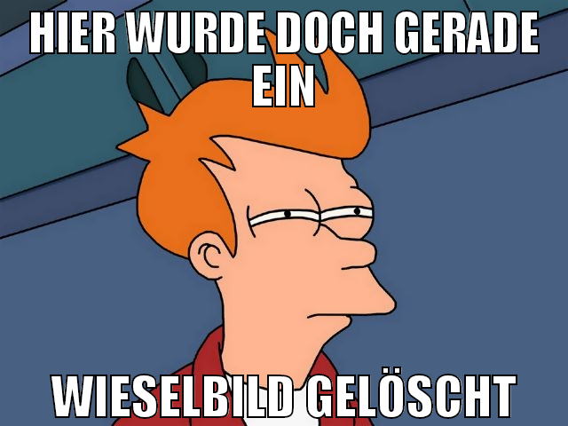 hier wurde doch gerade ein wieselbild gelöscht