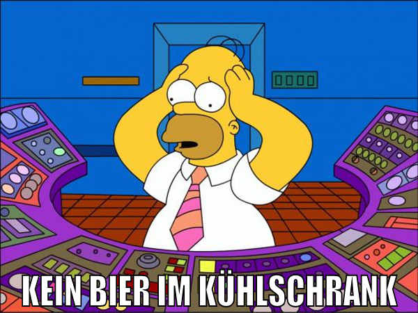 kein bier im kühlschrank
