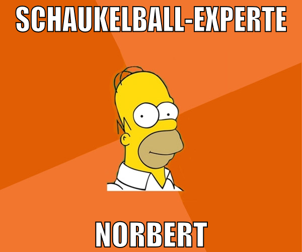 Schaukelball-Experte NORBERT