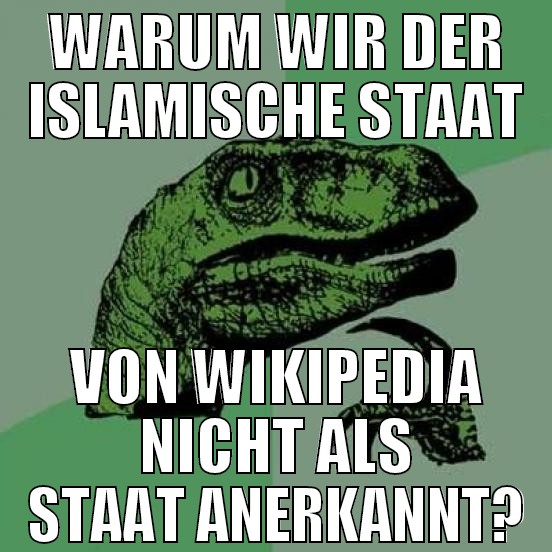 warum wir der islamische staat von wikipedia nicht
