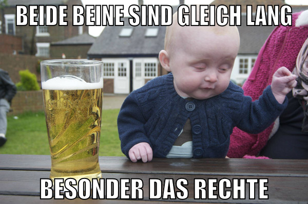 beide beine sind gleich lang besonder das rechte