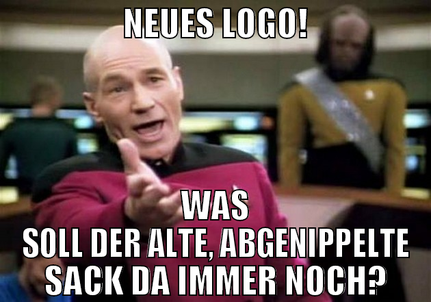 neues logo! was soll der alte, abgenippelte sack d