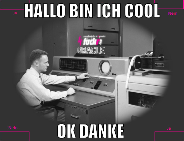 hallo bin ich cool ok danke