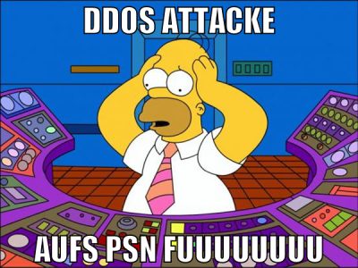 DDoS Attacke aufs psn fuuuuuuuu