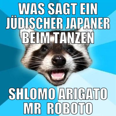 was sagt ein jüdischer japaner beim tanzen shlomo
