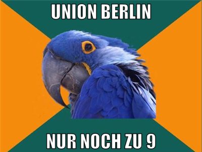 union berlin nur noch zu 9