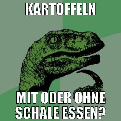 Kartoffeln mit oder ohne schale essen?