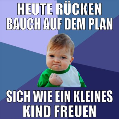heute rücken bauch auf dem plan sich wie ein klein