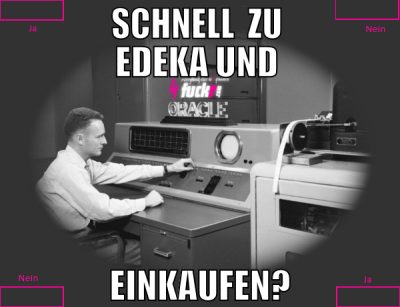 schnell  zu                edeka und