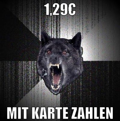 1,29€ MIT KARTE ZAHLEN