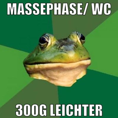 massephase/ wc 300G leichter