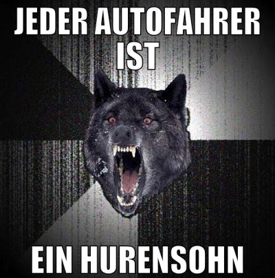 jeder autofahrer ist ein hurensohn