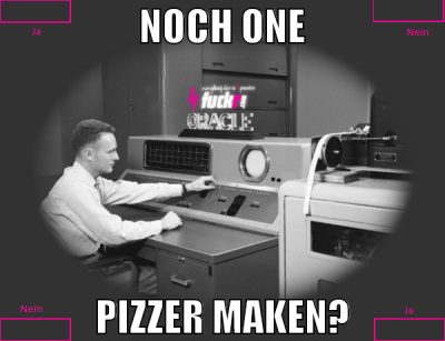 noch one pizzer maken?