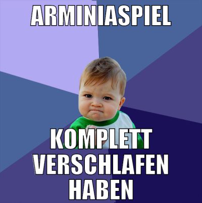 ARMINIASPIEL KOMPLETT VERSCHLAFEN HABEN