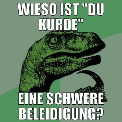 wieso ist "du kurde" eine schwere beleidigung?