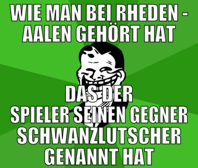 wie man bei rheden - aalen gehört hat das der spie