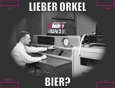 lieber orkel bier?