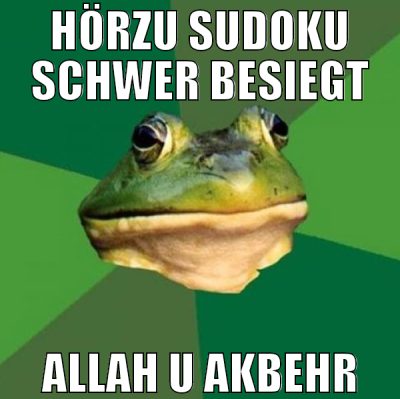 hörzu sudoku schwer besiegt allah u akbehr
