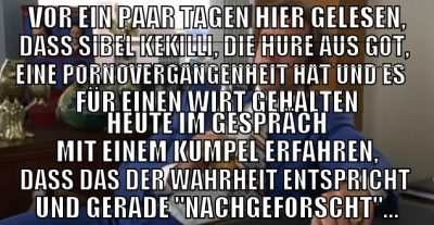 vor ein paar tagen hier gelesen, dass sibel kekill