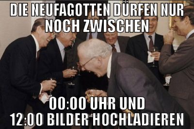 die neufagotten dürfen nur noch zwischen 00:00 Uhr