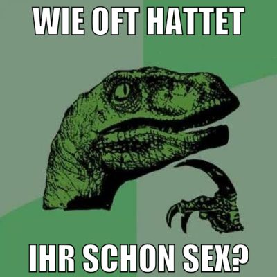 WIE OFT HATTET IHR SCHON SEX?