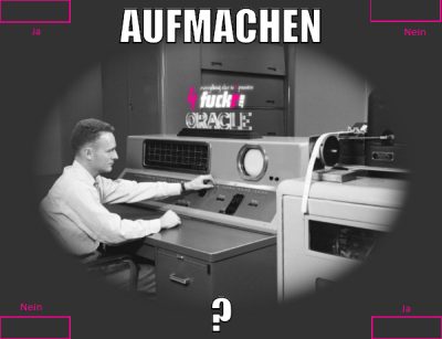 Aufmachen ?