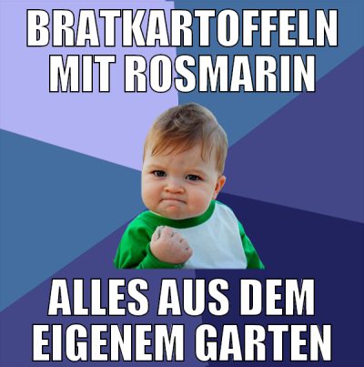 Bratkartoffeln mit rosmarin Alles aus dem eigenem