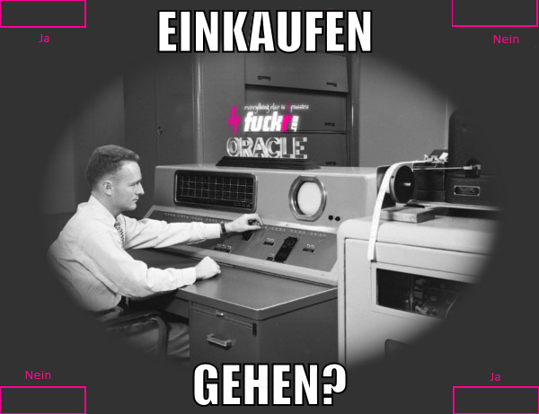 einkaufen  gehen?