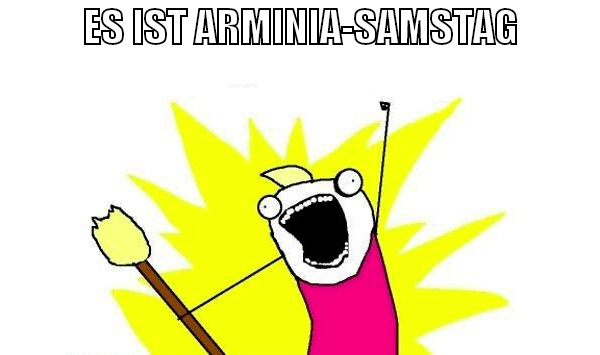 ES IST ARMINIA-SAMSTAG