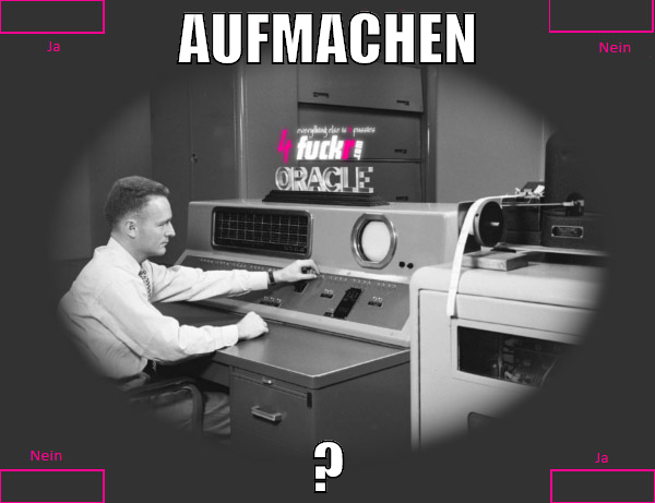 Aufmachen ?