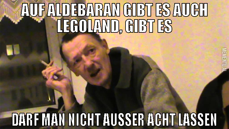 auf aldebaran gibt es auch legoland, gibt es darf