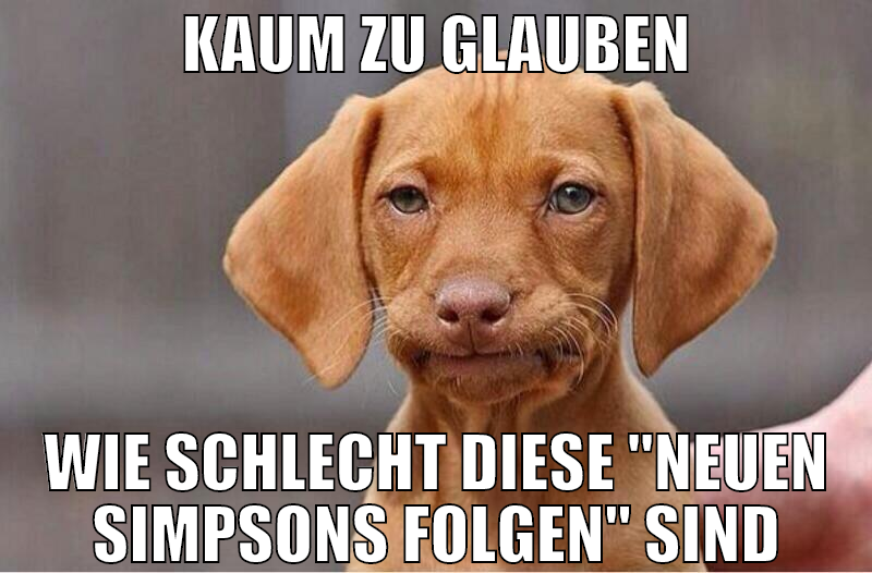 kaum zu glauben wie schlecht diese "neuen simpsons