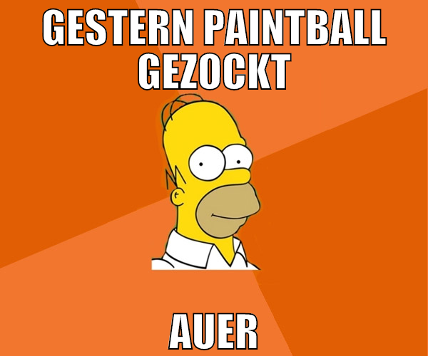 gestern paintball gezockt auer