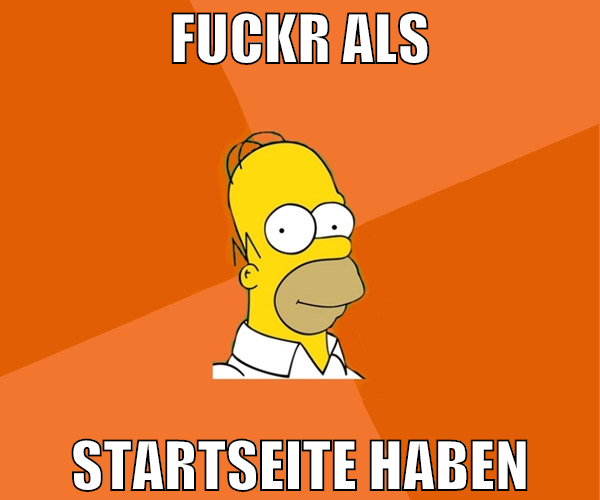 fuckr als startseite haben