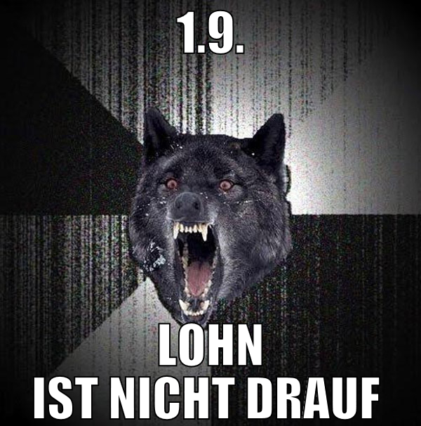 1.9. Lohn ist nicht drauf