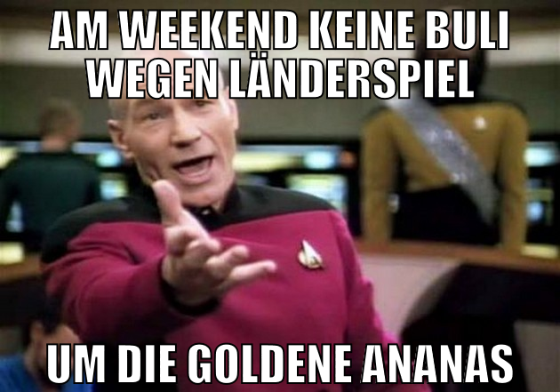 am weekend keine buli wegen länderspiel um die gol