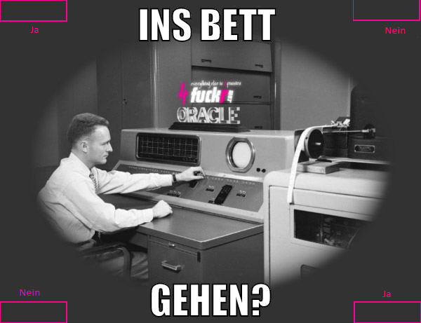 ins bett  gehen?
