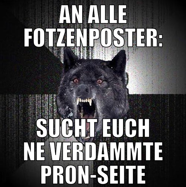 an alle fotzenposter: sucht euch ne verdammte pr0n
