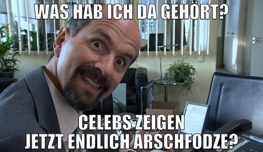 was hab ich da gehört? celebs zeigen jetzt endlich