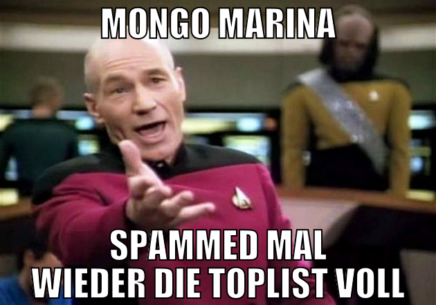 mongo marina spammed mal wieder die toplist voll