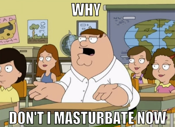 Why  don't i masturbate now