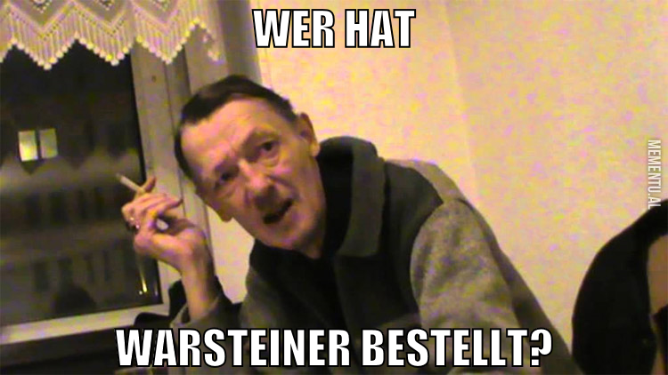 wer hat warsteiner bestellt?