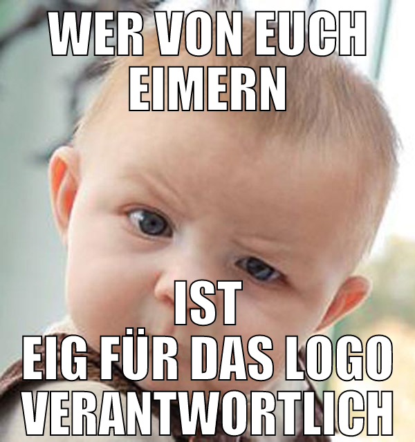 wer von euch eimern ist eig für das logo verantwor