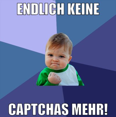 endlich keine captchas mehr!