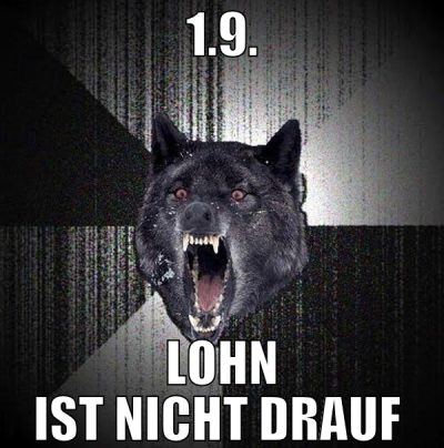 1.9. Lohn ist nicht drauf